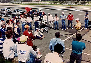 Dellis Teaching at TrackTime Driving Schools
